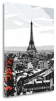 "Paris I" By Jo Fairbrother, Giclee Print on Gallery Wrap Canvas, Ready to Hang