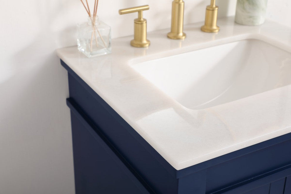 Lewis 24" Single Bathroom Vanity, Blue