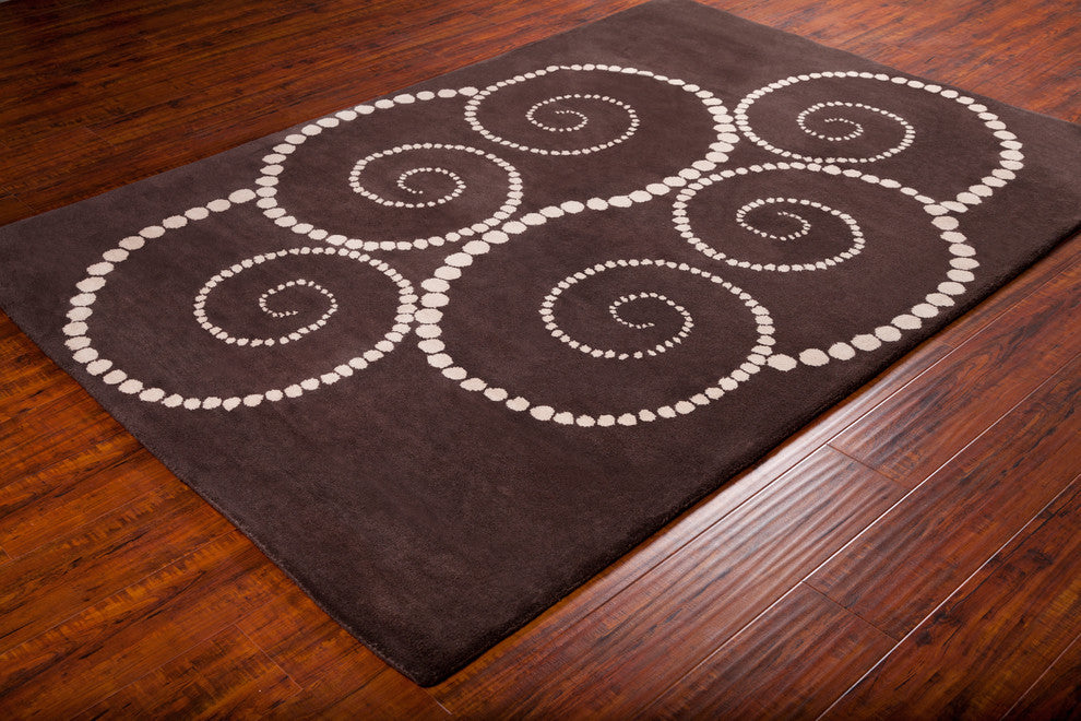 Allie Abstract Contemporary Area Rug, 8'x10'