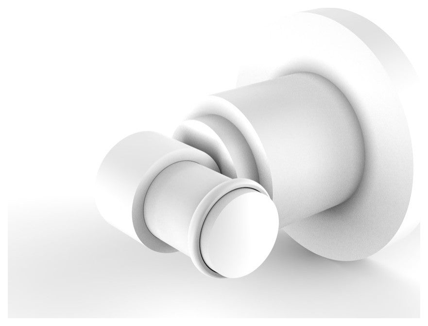 Washington Square Robe Hook, Matte White