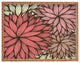 Gabi Orange Dahlia Rectangular Tray