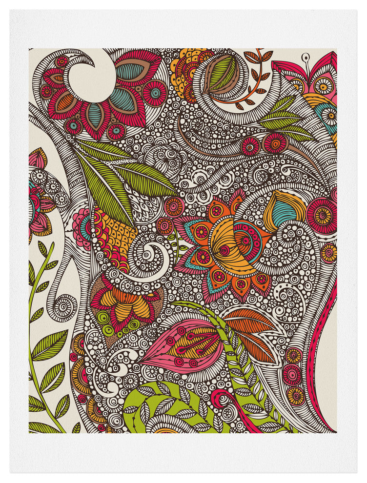 Deny Designs Valentina Ramos Random Flowers Art Print