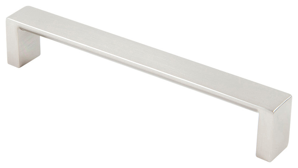 6" Modern Square Pull, Satin Nickel
