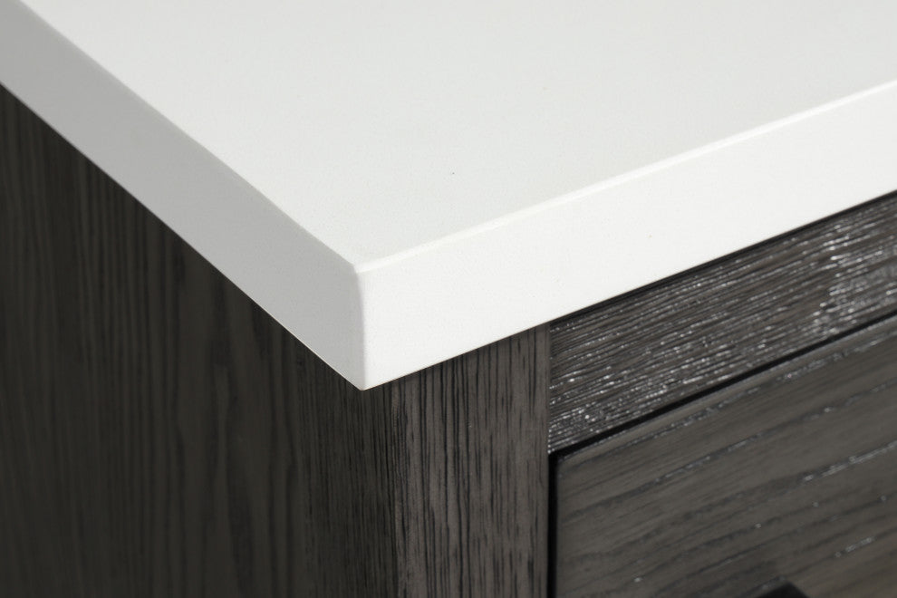 Betty 42" Bathroom Vanity, Weathered Gray Finish