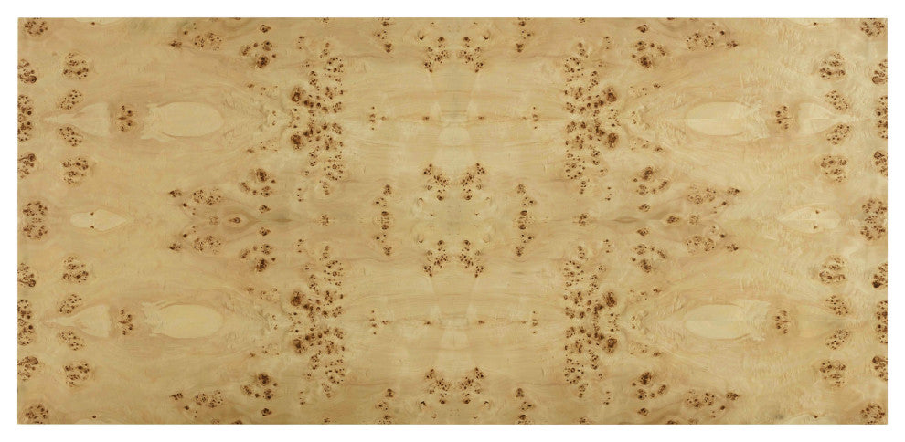 Brandyss Natural Burl Rectangular Dining Table