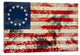 "USA "Betsy Ross" Flag with Constitution Background I" by iCanvas, 18x12x1.5"