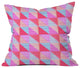 Hadley Hutton Floral Tribe Collection 2 Outdoor Throw Pillow