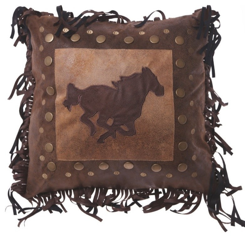 Horse Rivet Pillow
