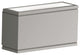 WAC Lighting Rubix Outdoor Rectangular Up and Down Wall Light, Brushed Aluminum