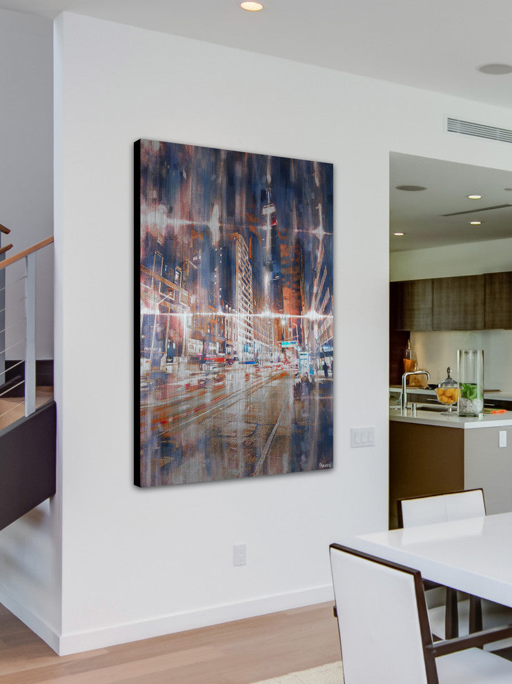 "It's a Blur" Print on Brushed Aluminum, 30"x45"