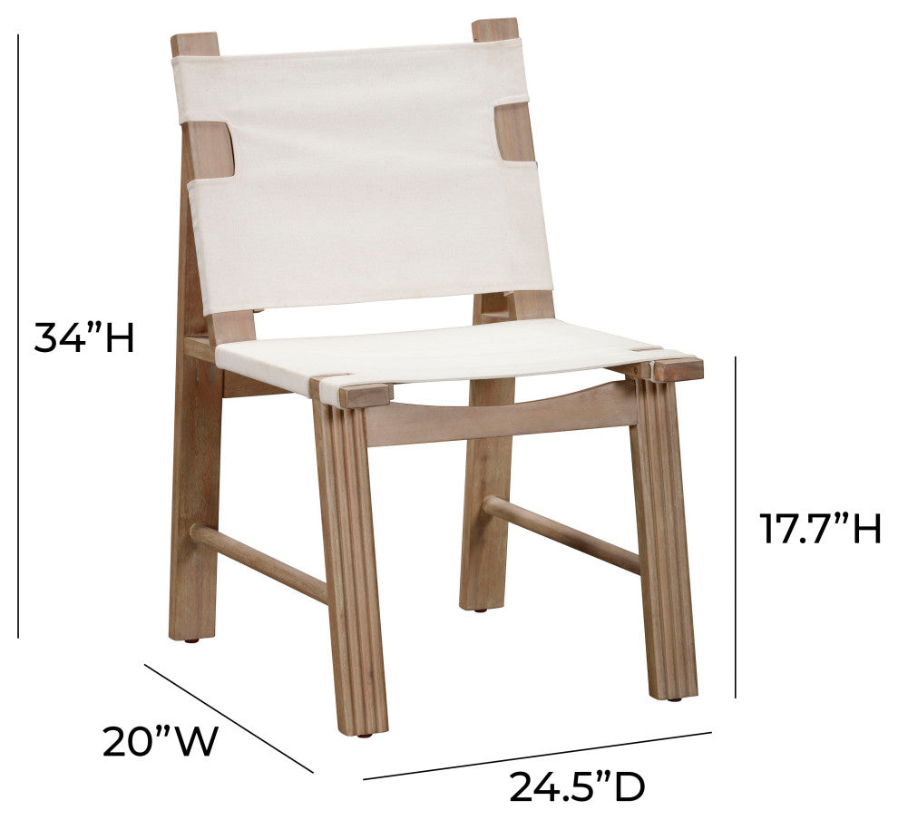Cassie Striped Outdoor Dining Chair - Set of 2