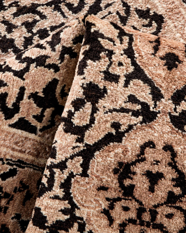 Mogul, One-of-a-Kind Hand-Knotted Area Rug Black, 2' 9 x 4' 2