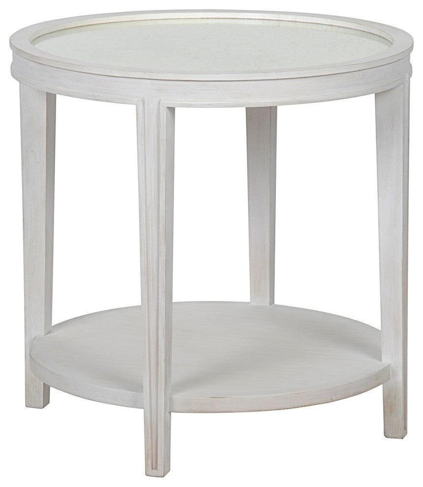 Imperial Side Table, White Wash