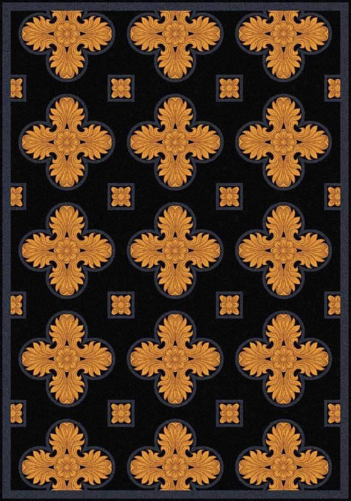 Any Day Matinee Rug, Tivoli, Black, 7'8"x10'9"