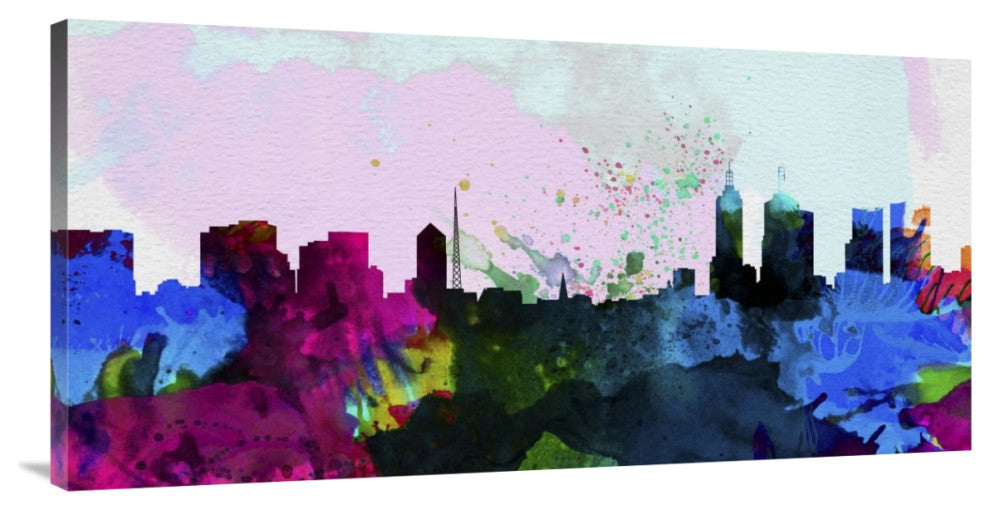 "Melbourne City Skyline" Fine Art Print