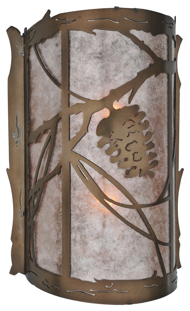 10W Whispering Pines Wall Sconce
