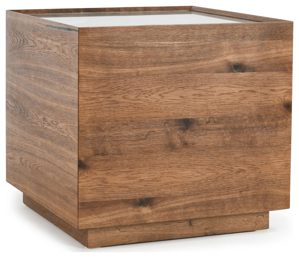 Santa Barbara 26" Brown Wood End Table