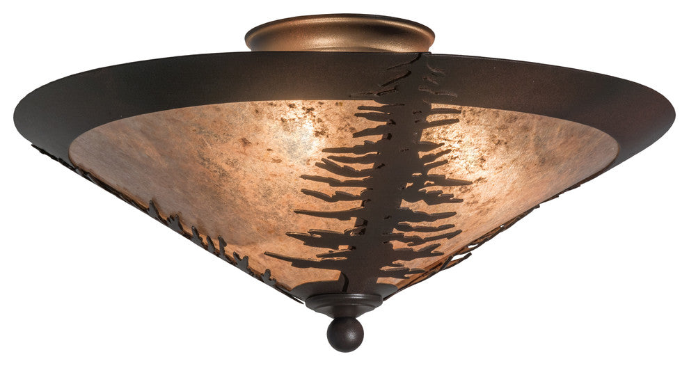 18W Spruce Tree Flushmount