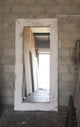Shabby Chic Mirrored Sliding Barn Door