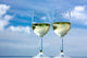 Wine Glasses Sky, 24"x16"