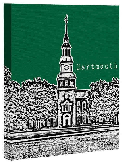 Deny Designs Bird Ave Dartmouth College Green Art Canvas