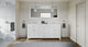 The Polaris Bathroom Vanity, Pure White, 72", Double Sink, Freestanding, With Mirror