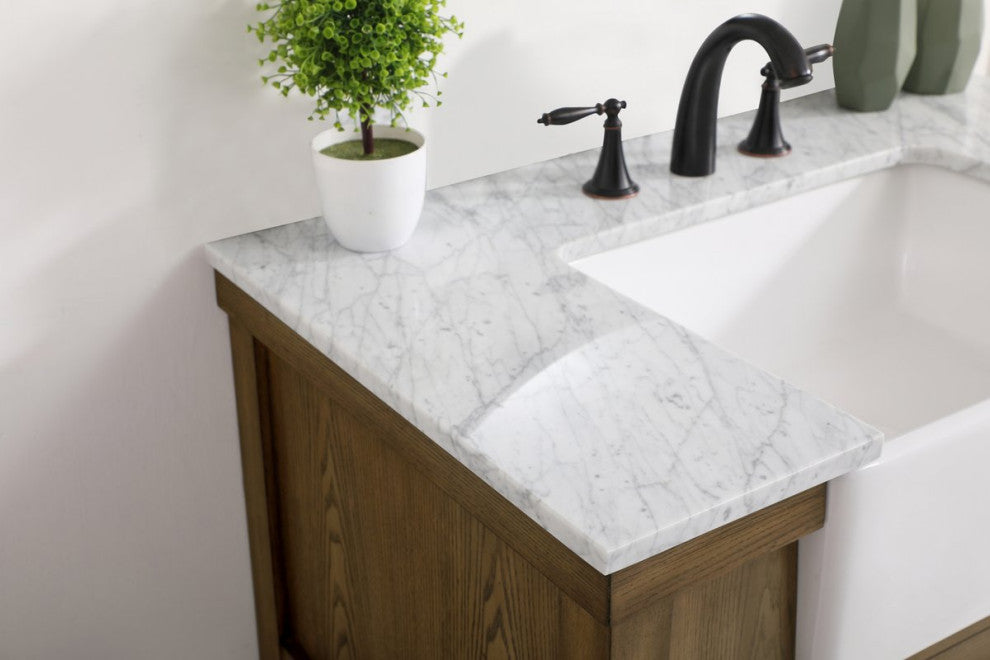 Home Living 22" Farmhouse Driftwood-Light Bathroom Vanity