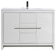 Alma-Allier Freestanding Vanity With Integrated Sink, White, 48"