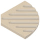 Decor 5-1/2" Corner Soap Dish, Matrix Khaki