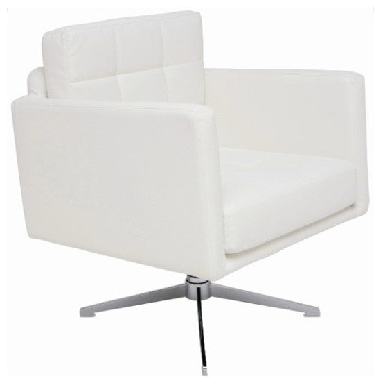 Maxwell Lounge Chair, White