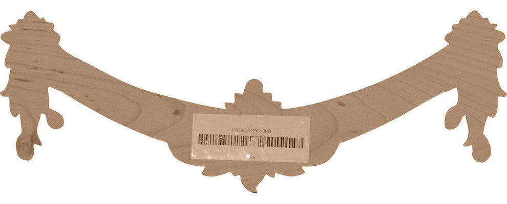 11 1/4"W x 4 1/4"H x 1"D Small Floral Swag, Alder
