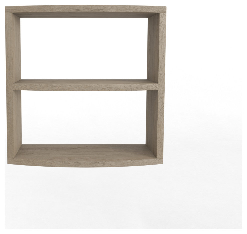 Manada-Mist Backless Wall Mounted Storage Cabinet