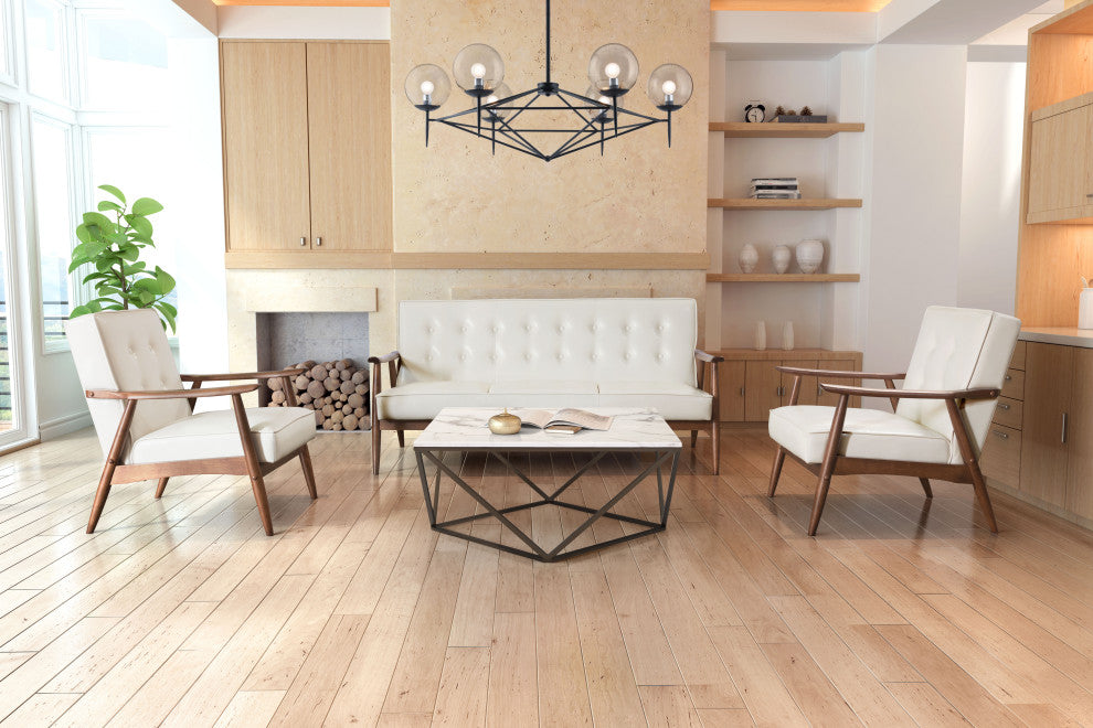 Rocky Arm Chair White