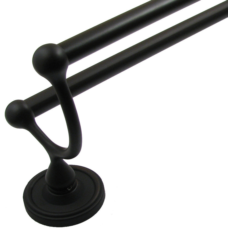 Midtown 24" Double Towel Bar, Oil Rubbed Bronze