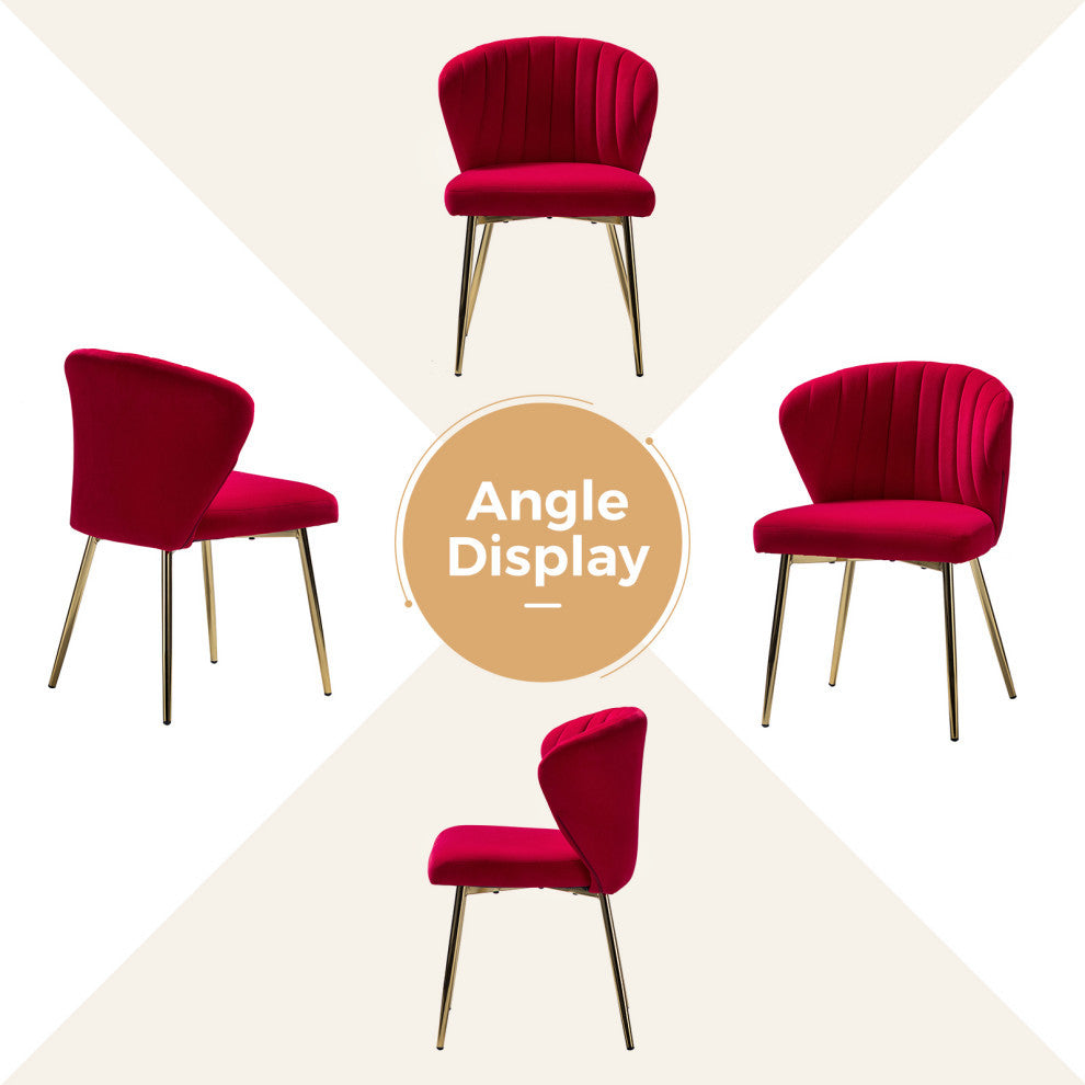 Milia Dining Chair, Red