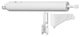 National Hardware® N100-033 Medium-Duty Air Controlled Door Closer, White