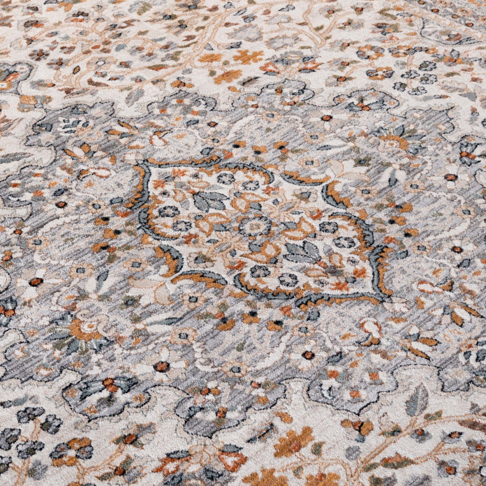 Lauren Ralph Lauren Collection Claredale LRL1121 Rug, Ivory/Grey, 9'x13'