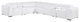 Niccolo Italian Leather 8-Piece L-Shaped Power Reclining Sectional, White