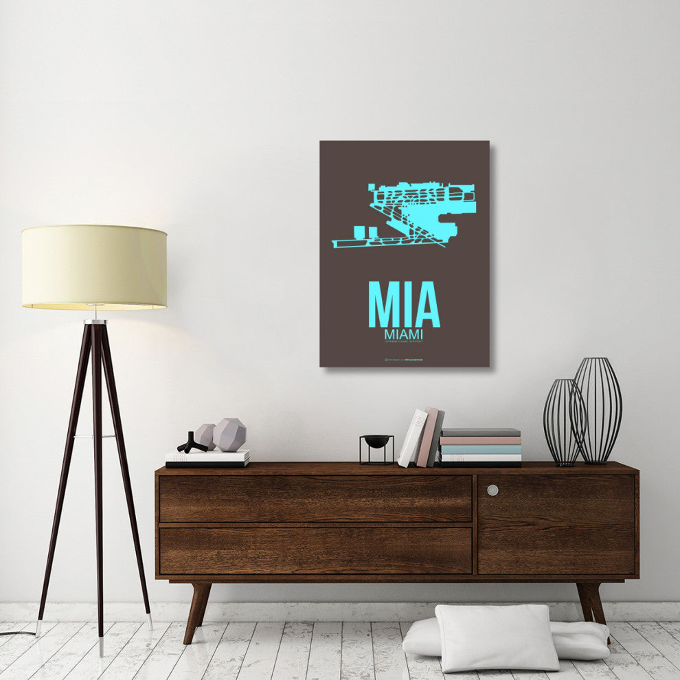 "MIA Miamy Poster 2" Fine Art Print