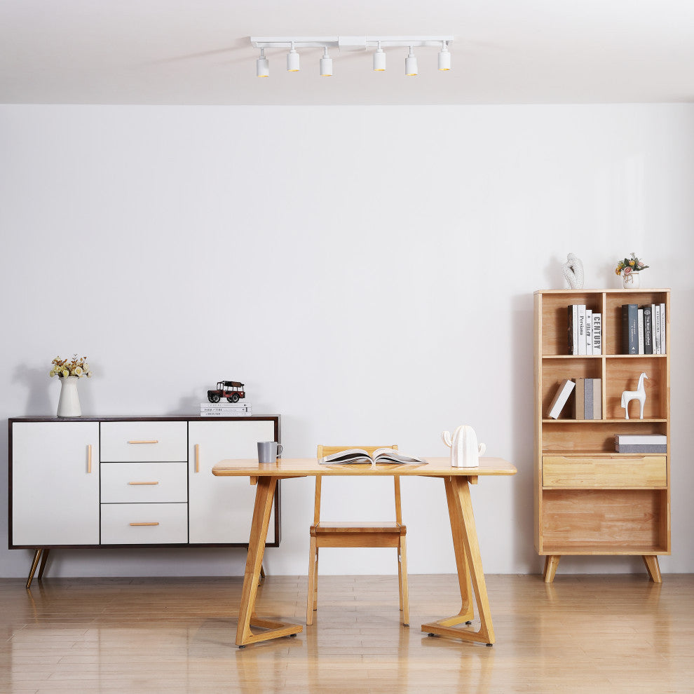 Vidalite Shura 6 Head Square Track, White