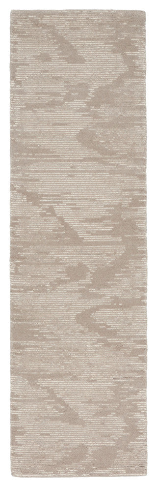 Michael Amini Ma30 Star 2'3" x 8' Taupe/Ivory Modern Indoor Rug
