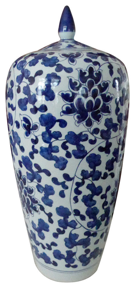 Colworth Lily Jar, Black and White