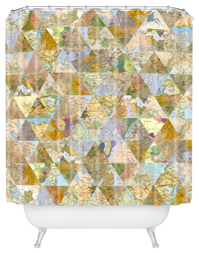 Bianca Green Lost And Found Shower Curtain