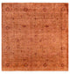 Overdyed One-of-a-Kind Hand-Knotted Area Rug Pink, 6' 2" x 6' 3"