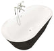 Venzi Tre, 32 x 63 Freestanding One Piece Soaker Tub By Atlantis