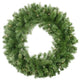 30" Pre-Lit Noble Fir Artificial Christmas Wreath, Clear Lights
