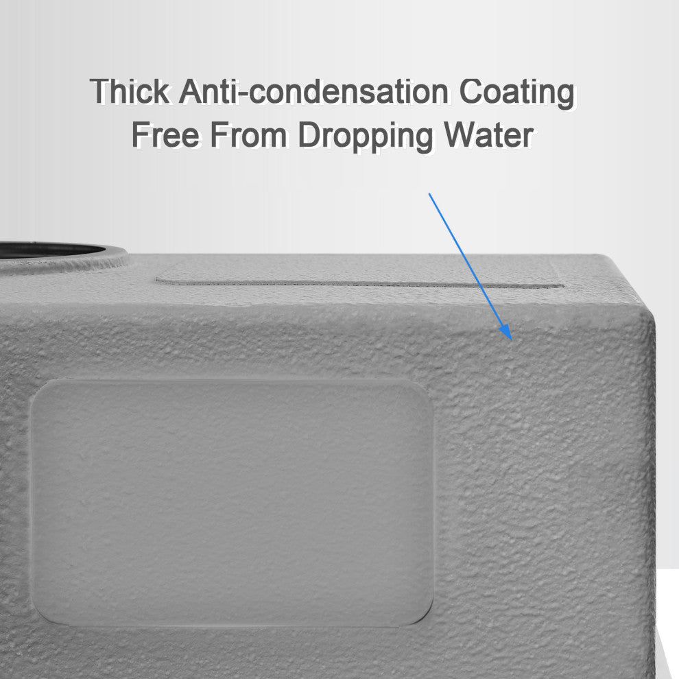 HIGOLD Single Bowl Undermount Kitchen Sink, Nano, PVD Gold