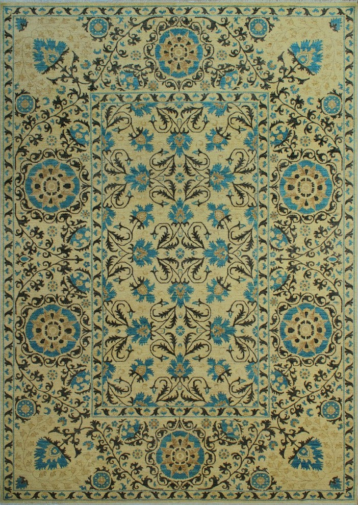 Aria Fine Chobi Nelda Ivory Rug