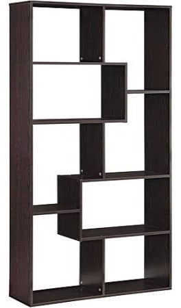 Modern Shelf Bookcase Espresso