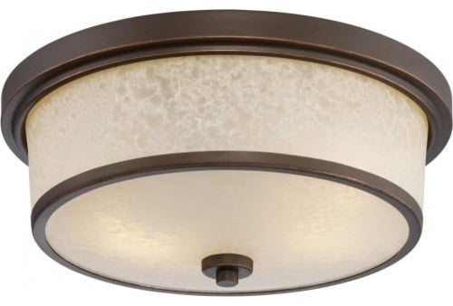 Diego LED Outdoor Flush, Mahogany Bronze